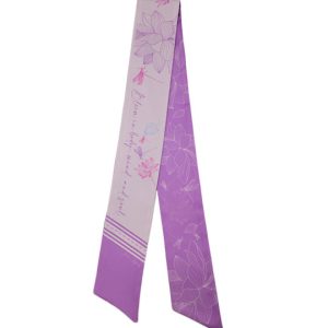 Violet Bloom Scarf