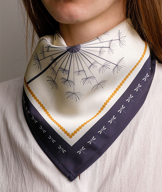 Dandelion Grace Square Scarf - Image 2